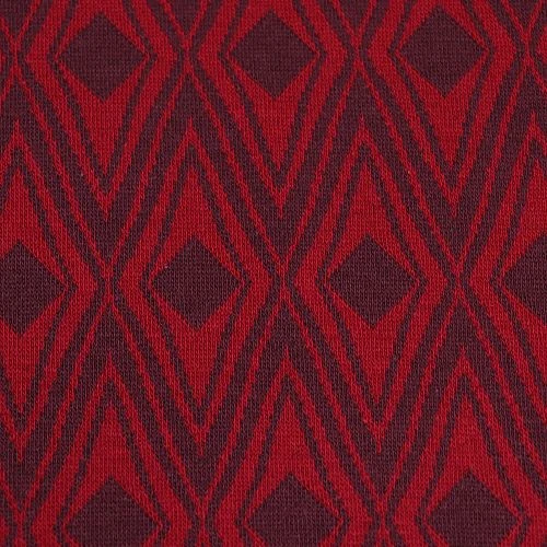 Bio Kuscheljacquard Art Deco Kirsche Von Stoffonkel 3 Bio Kuscheljacquard Art Deco Kirsche Von Stoffonkel – Bild 3