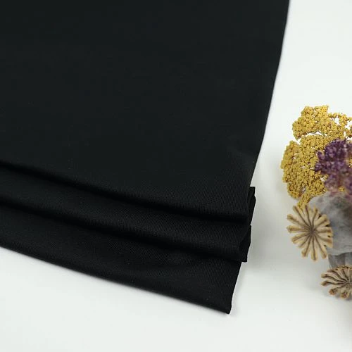 BASIC STRETCH JERSEY In Black Von Meet Milk 1 BASIC STRETCH JERSEY In Black Von Meet Milk