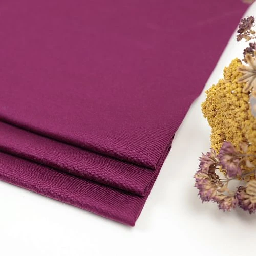 BASIC STRETCH JERSEY In Cherry Von Meet Milk 1 BASIC STRETCH JERSEY In Cherry Von Meet Milk