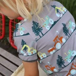 Bio Jersey Stoff Bagger Und Traktor In Sand Von Fabrilogy 8 Bio Jersey Stoff Bagger Und Traktor In Sand Von Fabrilogy -Angebote Stoffbiotop Store Bagger und Traktor in sand von 2300 3