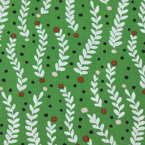 Bio Popeline Baumwollstoff Climbing Tendrils Green Aus Der Serie Fanciful Von Cloud9 3 Bio Popeline Baumwollstoff Climbing Tendrils Green Aus Der Serie Fanciful Von Cloud9 – Bild 3