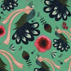 Bio Popeline Baumwollstoff Peacock Bows Aus Der Serie Forest Jewels Von Cloud9 5 Bio Popeline Baumwollstoff Peacock Bows Aus Der Serie Forest Jewels Von Cloud9 -Angebote Stoffbiotop Store Baumwollstoff Peacock Bows aus der Serie 866 2