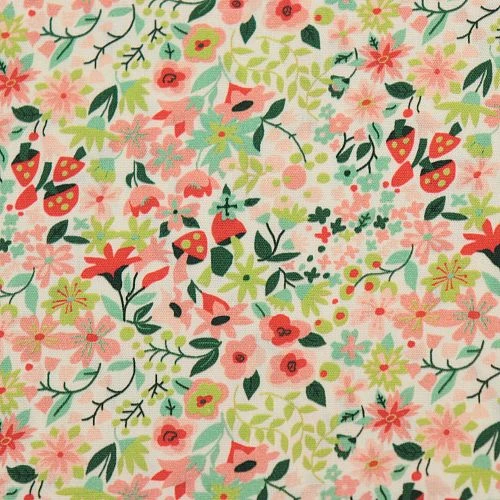 Bio Popeline Baumwollstoff Woodland Forest Ivory Von Monaluna 3 Bio Popeline Baumwollstoff Woodland Forest Ivory Von Monaluna – Bild 3