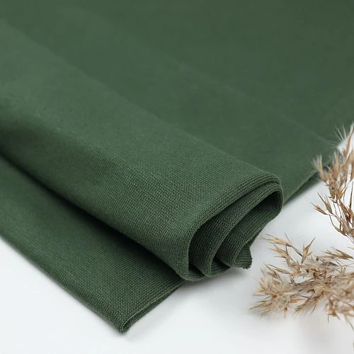 Bio Bündchen Stoff Uni Camo Green Von Bloome Copenhagen 1 Bio Bündchen Stoff Uni Camo Green Von Bloome Copenhagen