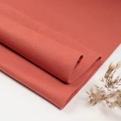 Bio Bündchen Stoff Uni Copper Coin Stoffonkel