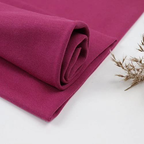 Bio Bündchen Stoff Uni Holunder Stoffonkel 1 Bio Bündchen Stoff Uni Holunder Stoffonkel