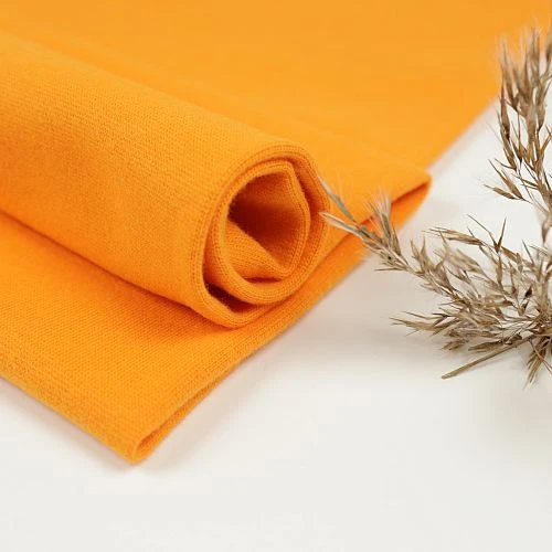 Bio Bündchen Stoff Uni Orange Stoffonkel 1 Bio Bündchen Stoff Uni Orange Stoffonkel