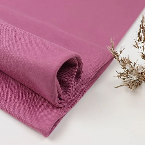 Bio Bündchen Stoff Uni Vintage Rose Stoffonkel 1 Bio Bündchen Stoff Uni Vintage Rose Stoffonkel