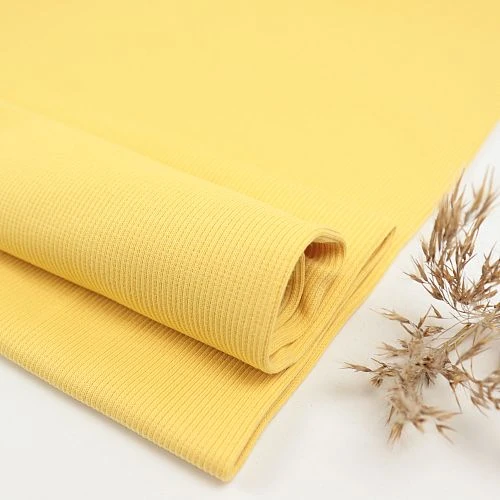 Bio Bündchen Gerippt Uni Blonde Yellow Von Mind The Maker 1 Bio Bündchen Gerippt Uni Blonde Yellow Von Mind The Maker