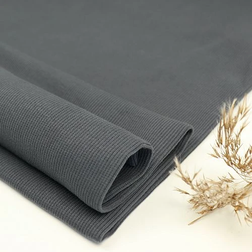 Bio Bündchen Gerippt Uni Calm Grey Von Mind The Maker 1 Bio Bündchen Gerippt Uni Calm Grey Von Mind The Maker