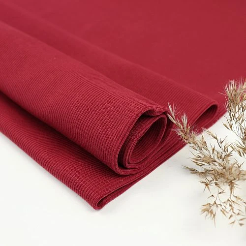 Bio Bündchen Gerippt Uni Rot Von Mind The Maker 1 Bio Bündchen Gerippt Uni Rot Von Mind The Maker