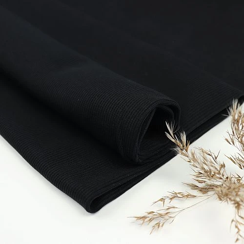 Bio Bündchen Gerippt Uni Schwarz Von Mind The Maker 1 Bio Bündchen Gerippt Uni Schwarz Von Mind The Maker