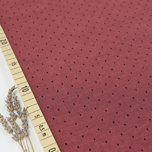 Bio Chambray Punkte Dark Grenadine Von Amandine Cha 1 Bio Chambray Punkte Dark Grenadine Von Amandine Cha