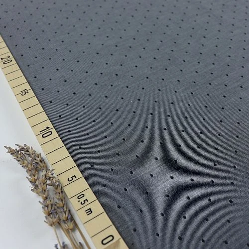 Bio Chambray Punkte Nebelgrau Von Amandine Cha 1 Bio Chambray Punkte Nebelgrau Von Amandine Cha