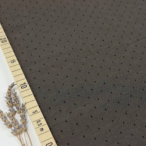 Bio Chambray Punkte In Tabac Von Amandine Cha 1 Bio Chambray Punkte In Tabac Von Amandine Cha