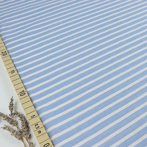 Bio Chambray Streifen Himmelblau Von Amandine Cha 1 Bio Chambray Streifen Himmelblau Von Amandine Cha