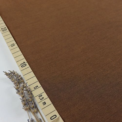 Bio Chambray Uni Mordoré Zwiebackbraun Von Amandine Cha 1 Bio Chambray Uni Mordoré Zwiebackbraun Von Amandine Cha