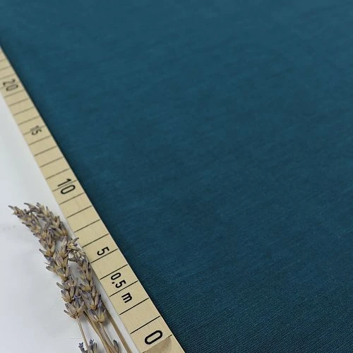 Bio Chambray Uni Dunkles Lagunen Grün Von Amandine Cha 1 Bio Chambray Uni Dunkles Lagunen Grün Von Amandine Cha
