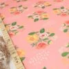 Bio Cotton Lawn Baumwollstoff Bouquet On Pink Von Monaluna