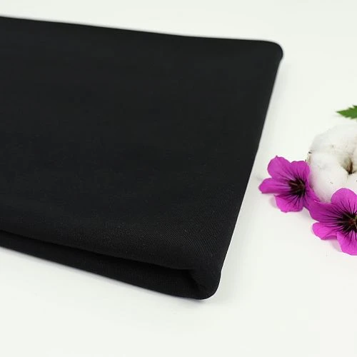 Bio Interlock Jersey Uni Schwarz 1 Bio Interlock Jersey Uni Schwarz