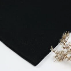 Neue Produkte 11 Bio Interlock Strick Uni Schwarz