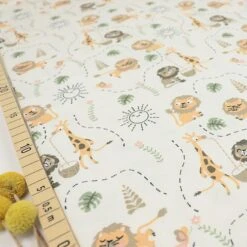 Bio Jersey Motiv Dschungelparty Von Stoffonkel