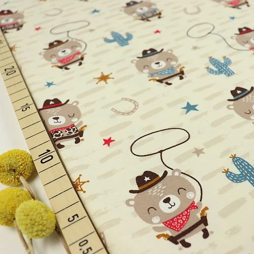 Bio Jersey Motiv Lucky Bear Von Stoffonkel 1 Bio Jersey Motiv Lucky Bear Von Stoffonkel