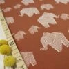 Bio Jersey Origami Motiv Elephant Von Stoffonkel In Karamell