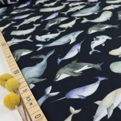 Bio Jersey Sea Creatures In Dark Blue