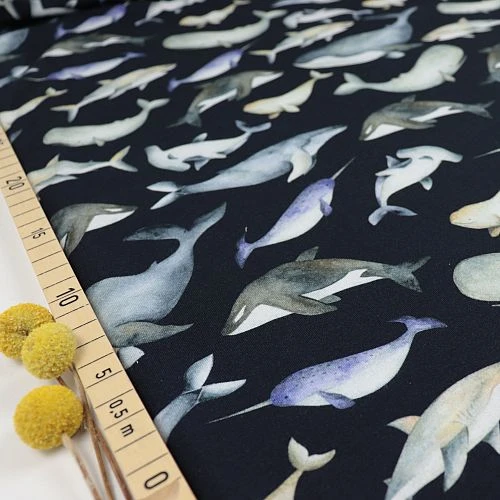 Bio Jersey Sea Creatures In Dark Blue 1 Bio Jersey Sea Creatures In Dark Blue