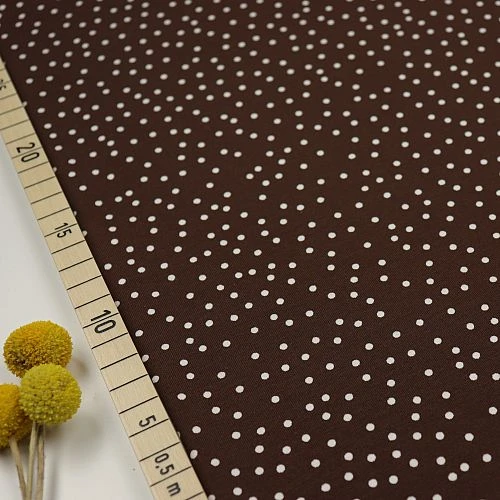 Bio Jersey Stoff Dotties Schoko Braun Von Stoffonkel 1 Bio Jersey Stoff Dotties Schoko Braun Von Stoffonkel