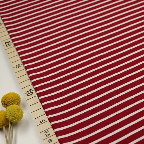 Bio Jersey Stoff Streifen Kirsche Ringeljersey Stoffonkel 1 Bio Jersey Stoff Streifen Kirsche Ringeljersey Stoffonkel