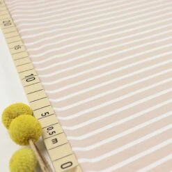 Angebote Stoffbiotop Store 21 Bio Jersey Stoff Streifen Macadamia Ringeljersey Stoffonkel