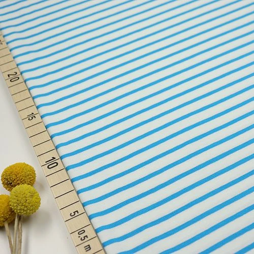 Bio Jersey Stoff Streifen Weiß Blau Ringeljersey Stoffonkel 1 Bio Jersey Stoff Streifen Weiß Blau Ringeljersey Stoffonkel