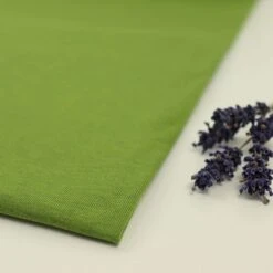 Bio Jersey Stoff Uni Grün Meliert