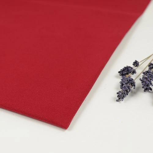 Bio Jersey Stoff Uni Kirsche Rot Stoffonkel 1 Bio Jersey Stoff Uni Kirsche Rot Stoffonkel