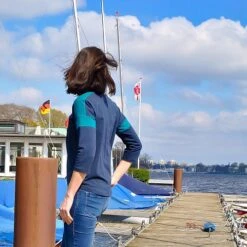 Bio Jersey Stoff Uni Petrol -Angebote Stoffbiotop Store Bio Jersey Stoff uni petrol 53 5