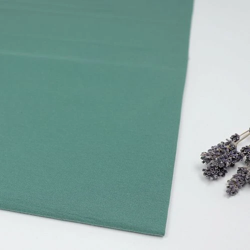 Bio Jersey Stoff Uni Staubgrün Stoffonkel 1 Bio Jersey Stoff Uni Staubgrün Stoffonkel