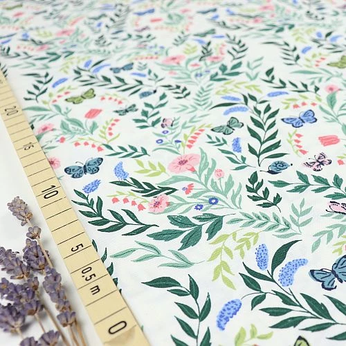 Bio Popeline Baumwollstoff Flora Aus Der Serie Perennial Von Cloud9 1 Bio Popeline Baumwollstoff Flora Aus Der Serie Perennial Von Cloud9