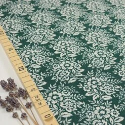 Bio Popeline Baumwollstoff Lace Aus Der Serie Flora Von Cloud9