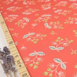 Bio Popeline Baumwollstoff Spring Rosy Von Monaluna