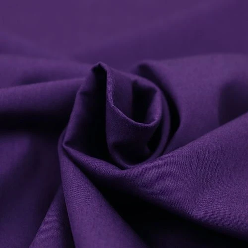 Uni Bio Popeline Candy Cotton In Purple Von Verhees 2 Uni Bio Popeline Candy Cotton In Purple Von Verhees – Bild 2