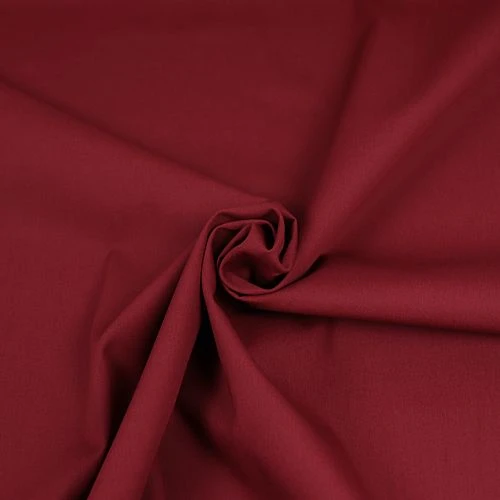 Uni Bio Popeline Candy Cotton In Rouge Von Verhees 2 Uni Bio Popeline Candy Cotton In Rouge Von Verhees – Bild 2