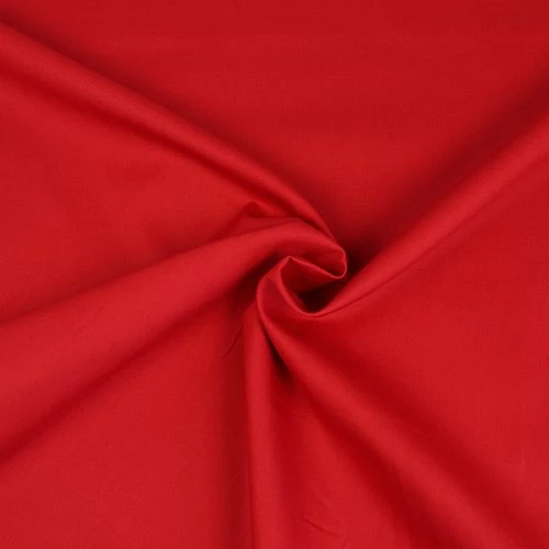 Uni Bio Popeline Rot Von Amandine Cha 2 Uni Bio Popeline Rot Von Amandine Cha – Bild 2