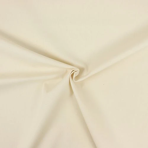 Uni Bio Popeline Ecru Von Amandine Cha 2 Uni Bio Popeline Ecru Von Amandine Cha – Bild 2