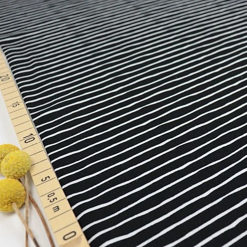 Bio Ringeljersey Stoff Good Vibes Stripes Schwarz Von Stoffonkel 1 Bio Ringeljersey Stoff Good Vibes Stripes Schwarz Von Stoffonkel