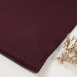 Bio Selanik Strick Uni Bordeaux Von Stoffonkel