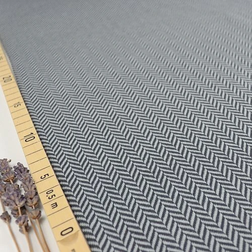 Bio Strickjacquard Fischgrät Grau Von Stoffonkel 1 Bio Strickjacquard Fischgrät Grau Von Stoffonkel