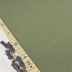 Bio Strickjacquard Rippenmuster Moosgrün Von Stoffonkel