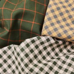 ORGANIC GINGHAM COTTON In Rose/Green Khaki Von Mind The MAKER 6 ORGANIC GINGHAM COTTON In Rose/Green Khaki Von Mind The MAKER -Angebote Stoffbiotop Store COTTON in Rose Green Khaki von 2356 2